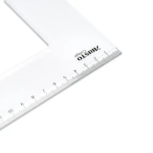 Aristo Triângulo Universitário 60° 35cm Poliestileno Transparente