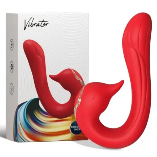 Armony Vibrador Delfin Multiposição Efeito de Calor Vermelho