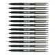 Artline Canetas de Feltro Preto 0,4mm