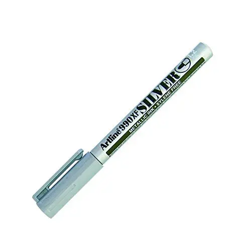 Artline Marcador permanente prata 1.2mm