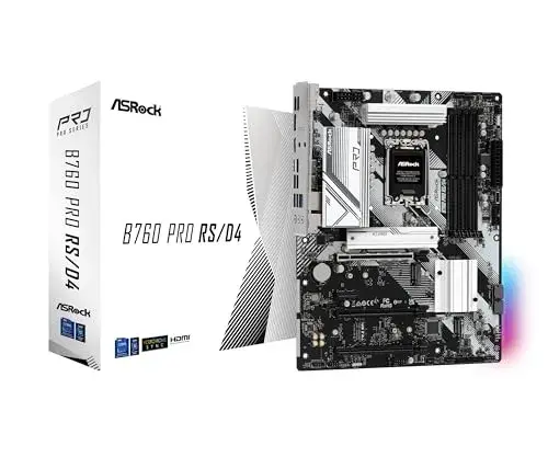 AsRock Motherboard B760 Pro RS/D4 Intel DDR4 ATX