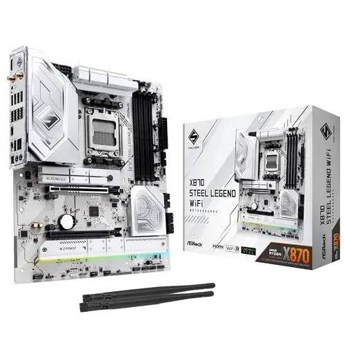AsRock Motherboard X870 Steel Legend WiFi AM5