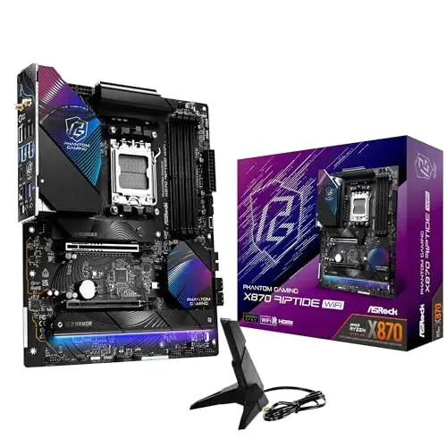 AsRock Phantom Gaming X870 Riptide WiFi AM5 AMD X870 256GB Multicor