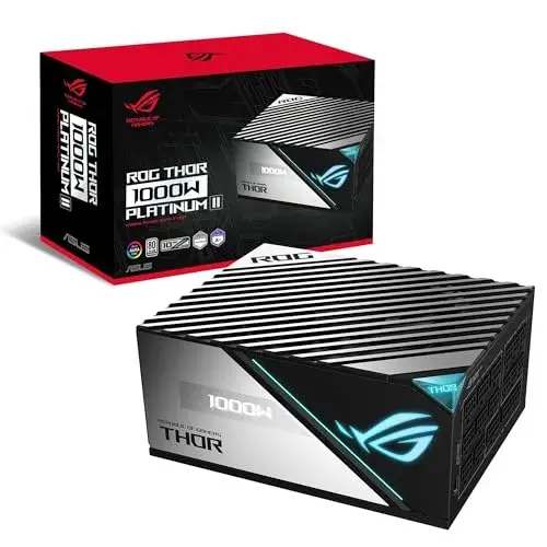 Asus 1000W Thor 1000P2 Certificação 80 Plus Platinum Preto