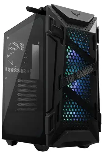 Asus 90DC0040-B49000 Caixa Midi Tower ATX Preto com Vidro Temperado e Iluminação RGB