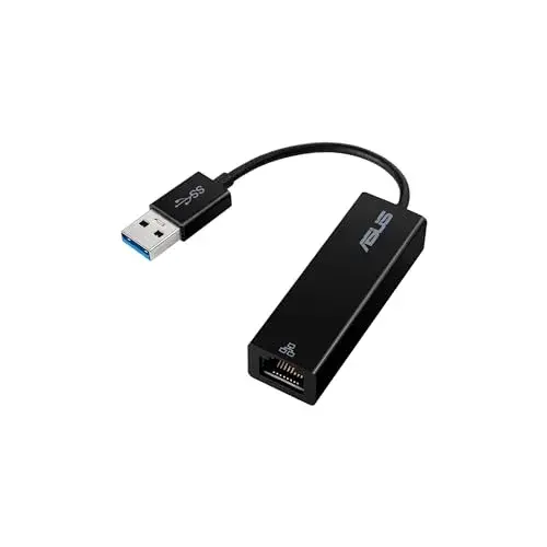 Asus Adaptador de Rede USB3.0 RJ45 Gigabit Preto