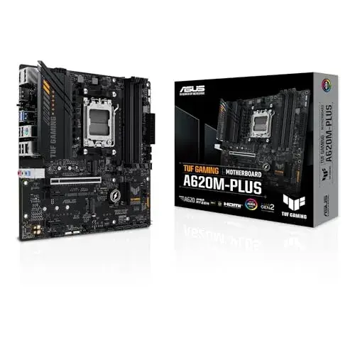 Asus Motherboard A620M-PLUS AMD Ryzen Socket AM5 Micro ATX UEFI