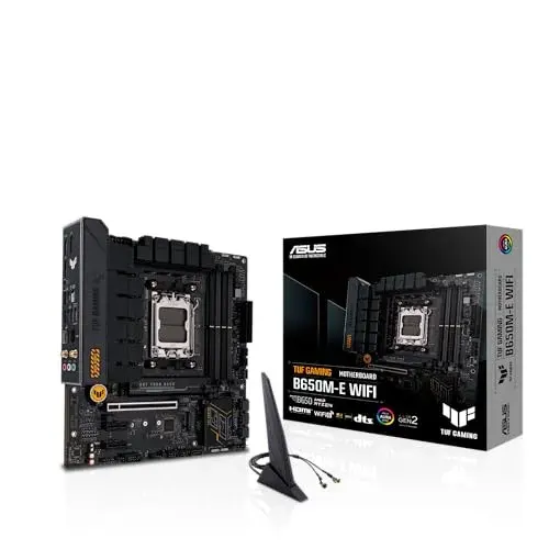Asus Motherboard B650M-E WIFI AM5 128GB DDR5 M.2 Wi-Fi 6
