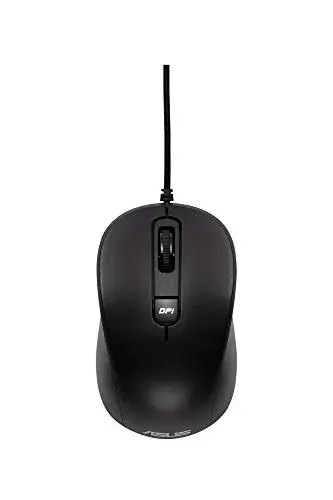 Asus MU101C Mouse Óptico 3200 DPI com Fio Preto