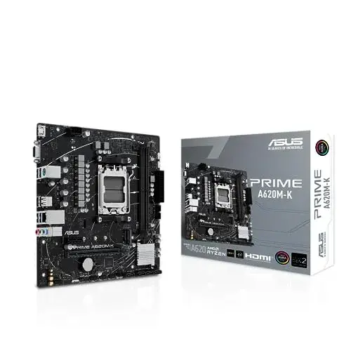 Asus Prime A620M-K AMD DDR5 Micro ATX