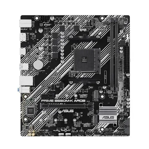 Asus PRIME B550M-K ARGB Motherboard AMD B550 Micro ATX Preto RGB