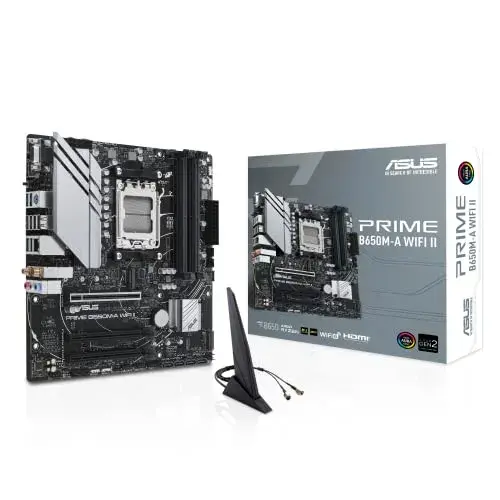 Asus PRIME B650M-A WIFI II AMD B650 Mix 128GB DDR5 RGB