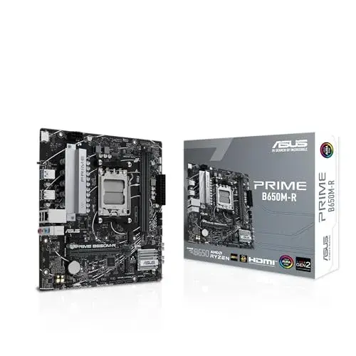 Asus PRIME B650M-R AMD B650 Preto Compatível com DDR5 96GB