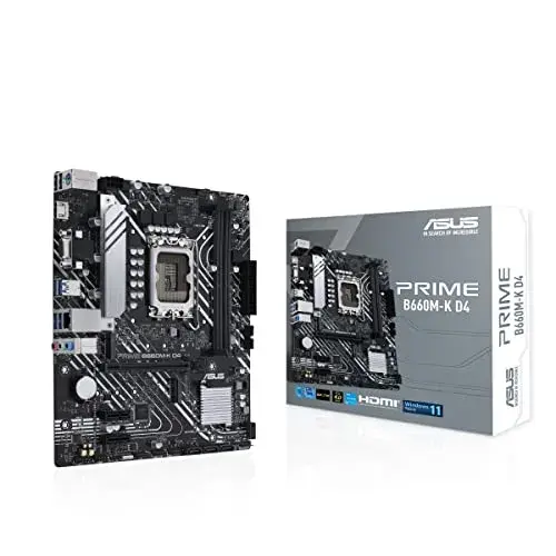Asus PRIME B660M-K Intel B660 DDR4 Micro ATX