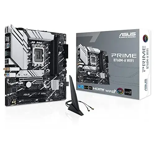 Asus PRIME B760M-A WIFI Intel B760 Micro ATX Preto RGB