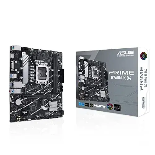 Asus Prime B760M-K D4 Intel LGA 1700 Motherboard