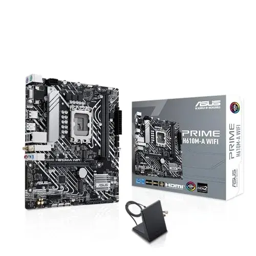 Asus PRIME H610M-A WIFI Intel LGA 1700 96GB Preto Wi-Fi 5