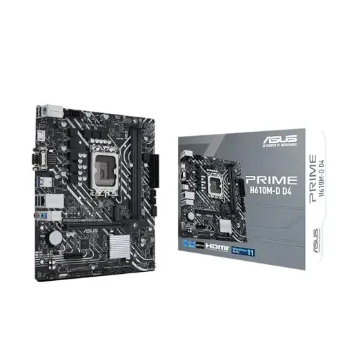 Asus PRIME H610M-D D4 DDR4 Preto 2x Slots, Conexões rápidas