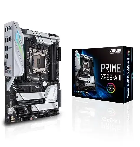 Asus Prime X299-A II Intel X299 ATX Preto Overclocking por IA