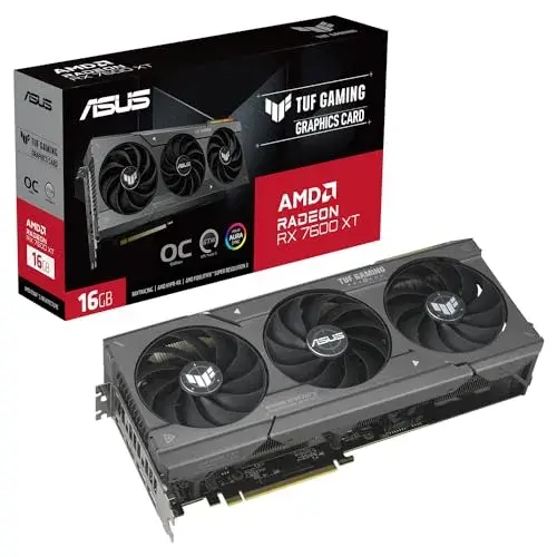 Asus Radeon RX 7600 XT OC Edition 16GB GDDR6 2810MHz 2048 cores