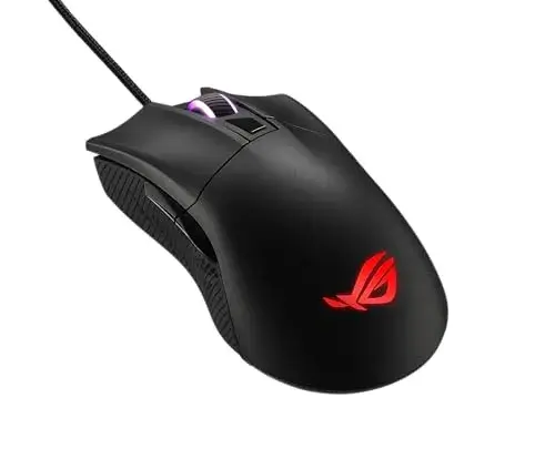 Asus ROG Gladius II 6200 DPI USB Preto Azul, Verde, Vermelho