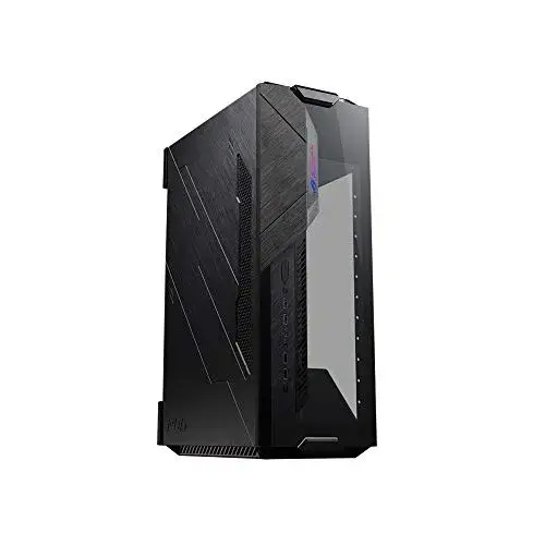 Asus ROG GR101 Z11 PC Mini Tower Preto Painel de vidro temperado e iluminação Aura Sync