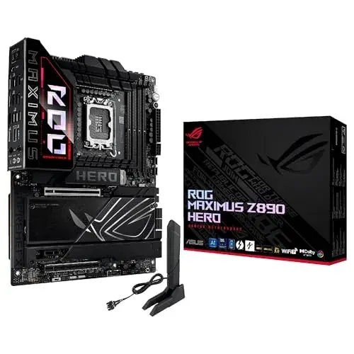 ASUS ROG MAXIMUS Z890 HERO Chipset Intel LGA 1851 Preto Tecnologias AI