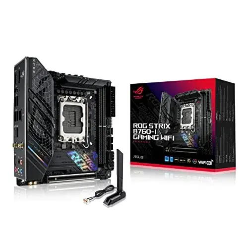 Asus Rog Strix B760-I Gaming Wifi Intel B760 Motherboard Preto Multicolorido
