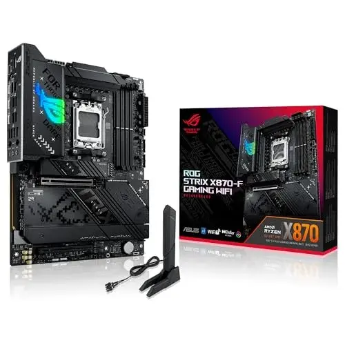 Asus ROG STRIX X870-F GAMING WIFI AM5 Intel 192GB Preto DDR5
