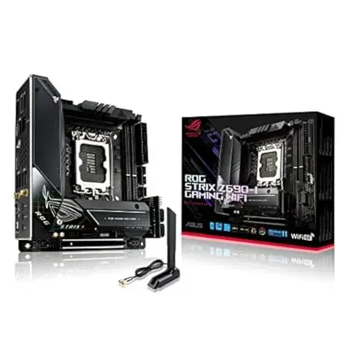 Asus ROG STRIX Z690-I GAMING WIFI DDR5 Preto ATX 7.1 canais