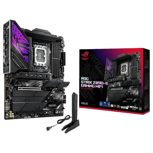 Asus ROG STRIX Z890-E GAMING WIFI Intel Z890 ATX Preto Tecnologia AI