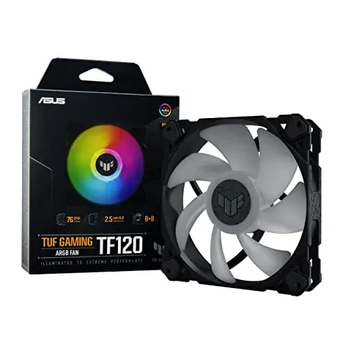 Asus ventoinha para PC 12cm preto TF120 ARGB