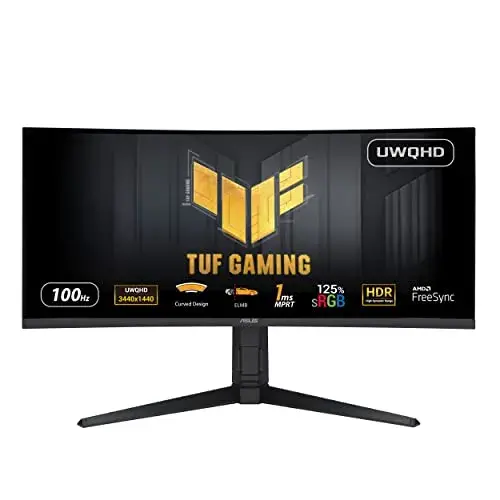 Asus VG34VQEL1A 34″ UWQHD 3440×1440 Curvo Monitor Gaming