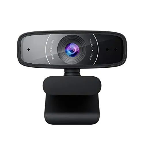 Asus Webcam C3 FHD 1920×1080 USB 2.0 Microfone Incorporado