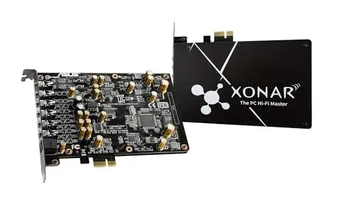 Asus Xonar AE 7.1 PCI-E Áudio Hi-Res 192kHz/24bits