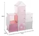 Atmosphera Estante infantil em polipropileno rosa 95,5 x 32 x 109 cm