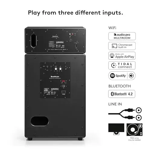 Audio Pro DrumFire II potente WiFi Bluetooth Multiroom