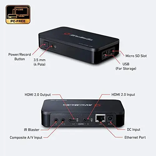AverMedia ER330 Placa de Captura 1080p 60fps com Streaming ao Vivo