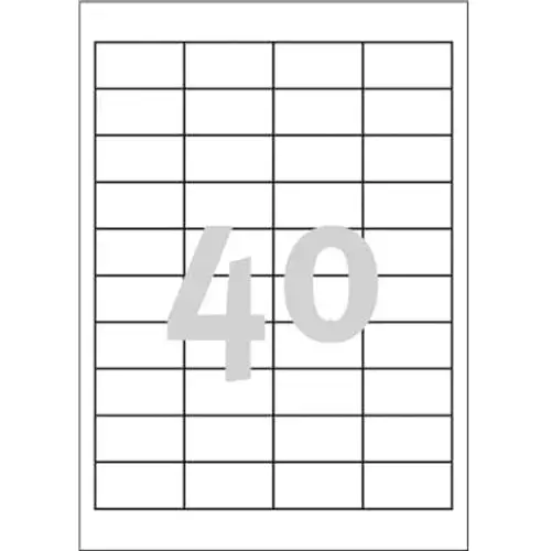 Avery Etiquetas Laser L6145-20 45,7×25,4mm