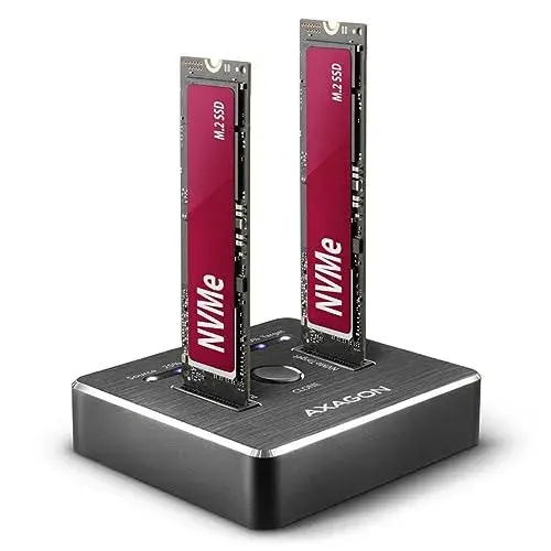 Axagon ADSA-M2C Caixa para SSD Preto