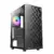 Azza CSAZ-280B Spectra Black Midi Tower PC com vidro temperado