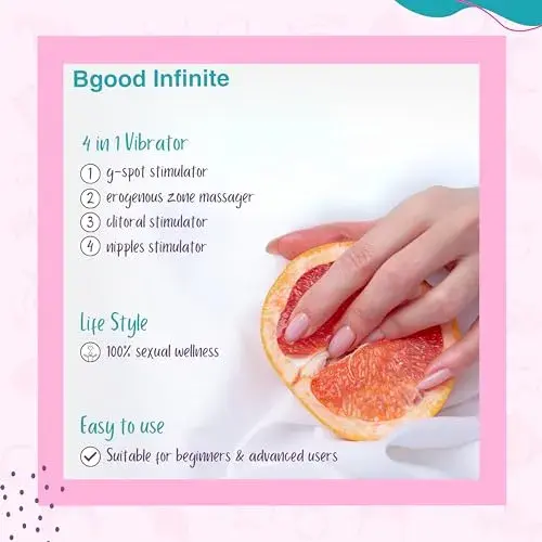 B Swish Bgood Infinite Deluxe Vibrador Recargável Silicone Rosa