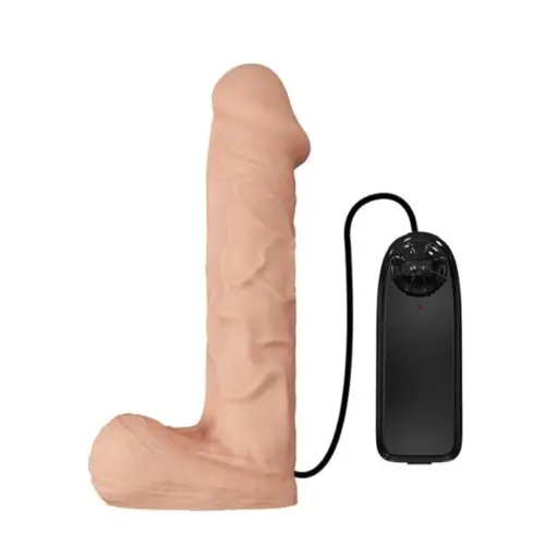 Baile Arnês Ultra Passionate Carne 26cm Vibrador
