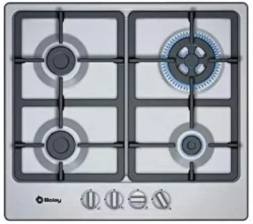 Balay 3ETX565HB 7700W Gás Aço Inoxidável Placa de Fogão