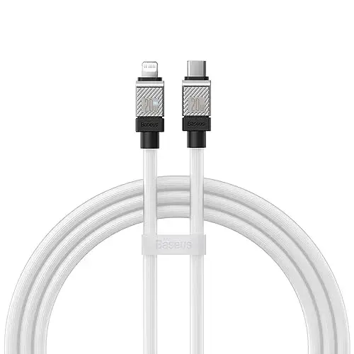 Baseus CAKW000102 Cabo de Dados USB-C para Lightning 2M Branco