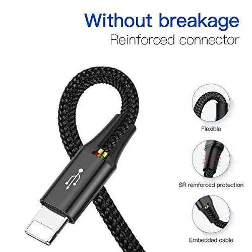 Baseus CA1T4-B01 Micro USB Nylon Braided 1.2M Preto