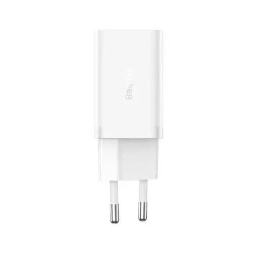 Baseus Carregador 40W 2xUSB-C Branca