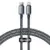 Baseus Crystal Shine Series Cabo de Dados USB Type C para Lightning 1.2m Preto
