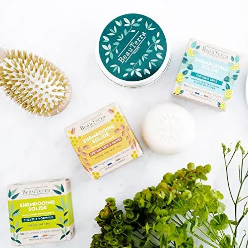 BeauTerra Linha Solide Shampoo Menta e Limão 75g