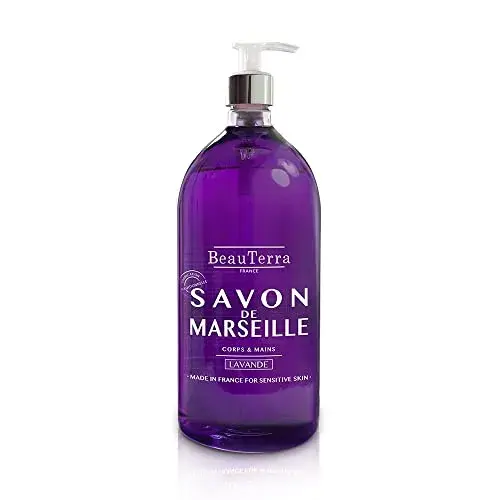 BeauTerra Sabonete de Marselha líquido Lavanda 1000ml